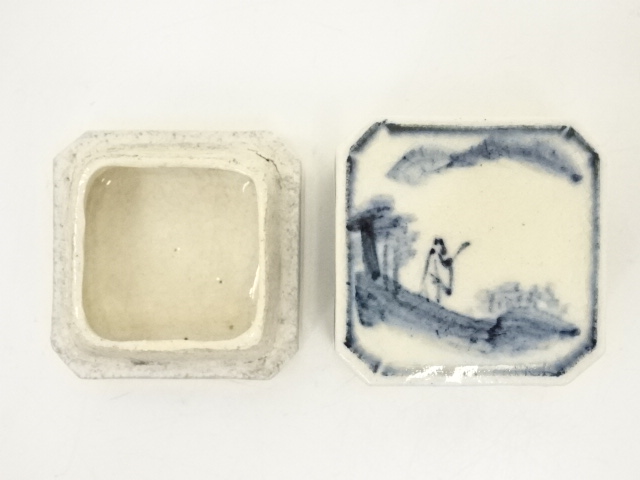 道具 ] - 道具 伊東陶山造 染付香合（共箱） | ネットショップ圭